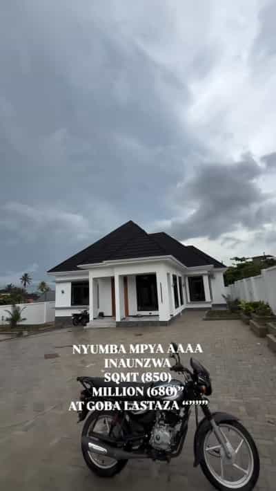 Nyumba ya vyumba vinne inauzwa Goba Lastaza, Dar Es Salaam (850 sqm)