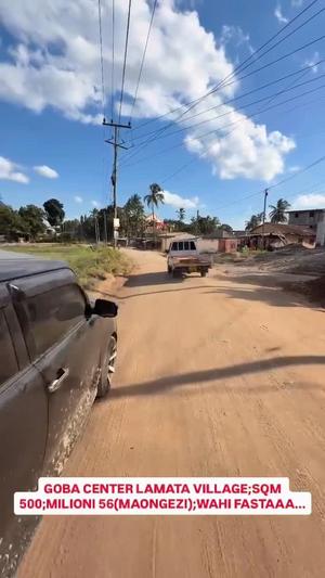 Kiwanja kinauzwa Goba Center, Dar Es Salaam sqm 500