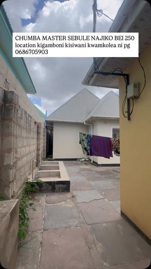 Nyumba ya chumba kimoja inapangishwa Kigamboni Kisiwani Kwamkolea, Dar Es Salaam