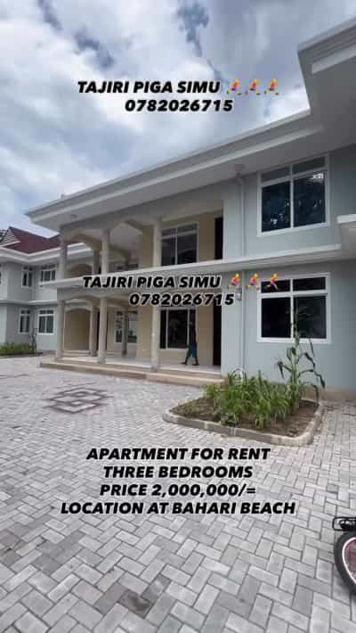 3 Bedrooms Apartment for Rent in Bahari Beach, Dar Es Salaam
