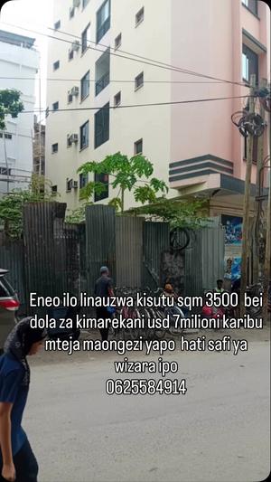 Plot for sale in Kisutu, Dar Es Salaam sqm 3500