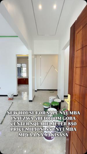 Nyumba ya vyumba vinne inauzwa Goba Center, Dar Es Salaam (850 sqm) Nyumba ya vyumba vinne inauzwa Goba Center, Dar Es Salaam (850 sqm)