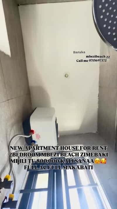 Apartment ya vyumba viwili inapangishwa Mbezi Beach, Dar Es Salaam