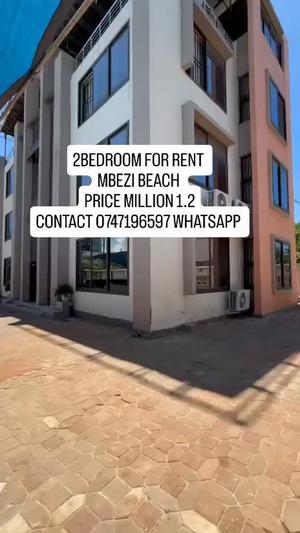 Nyumba ya vyumba viwili inapangishwa Mbezi Beach, Dar Es Salaam