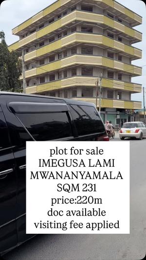 Kiwanja kinauzwa Mwananyamala, Dar Es Salaam (231 sqm) Kiwanja kinauzwa Mwananyamala, Dar Es Salaam (231 sqm)