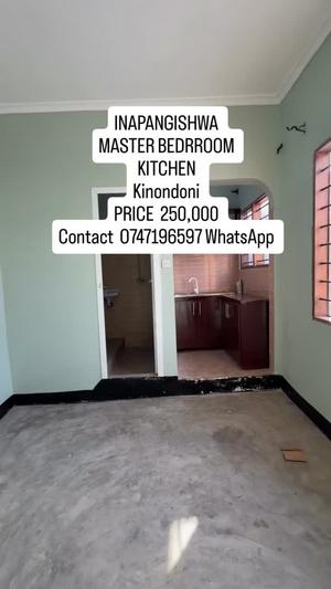 Nyumba ya chumba kimoja inapangishwa Kinondoni, Dar Es Salaam