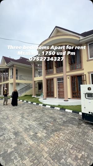 3 Bedrooms Apartment for Rent in Msasani, Dar Es Salaam