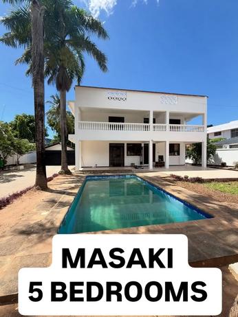 Nyumba ya vyumba vitano inapangishwa Masaki, Dar Es Salaam