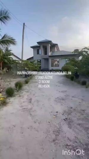 Nyumba ya vyumba vitatu inapangishwa Kitunda Relini, Dar Es Salaam