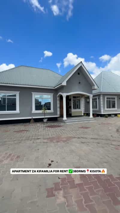 Nyumba ya vyumba vitatu inapangishwa Kigamboni Kisota, Dar Es Salaam