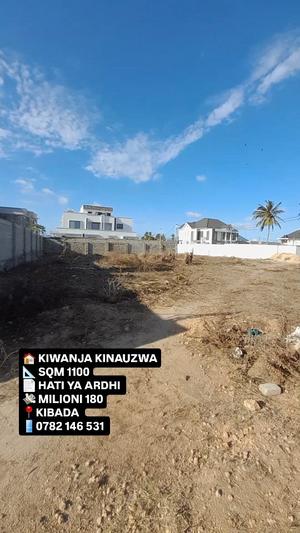 Kiwanja kinauzwa Kibada, Dar Es Salaam (1100 sqm) Kiwanja kinauzwa Kibada, Dar Es Salaam (1100 sqm)