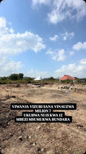 Residential Plot for Sale in Mbezi Msumi / Kwa Bundara, Dar Es Salaam (180 sqm)