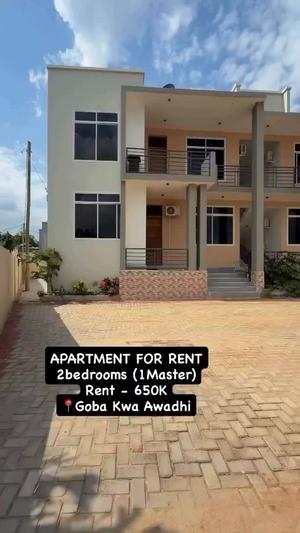 Apartment ya vyumba viwili inapangishwa Goba, Dar Es Salaam