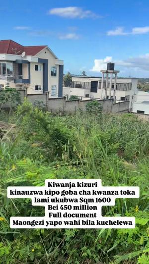 Plot for sale in Goba, Dar Es Salaam sqm 1600