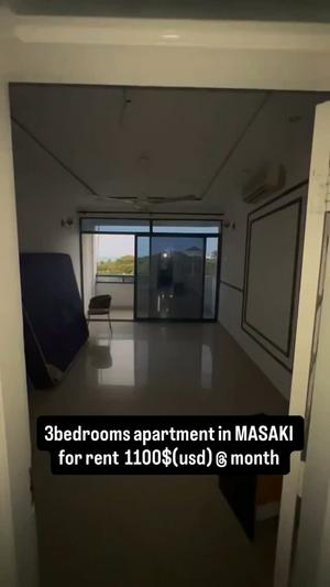 Nyumba/Apartment ya vyumba vitatu inapangishwa Masaki, Dar Es Salaam