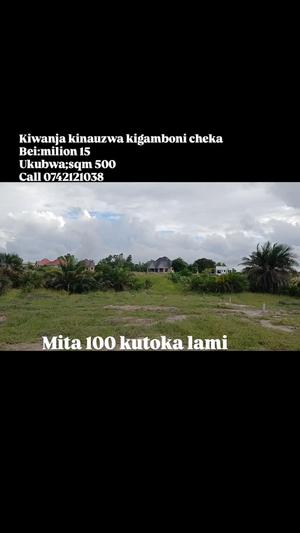 Plot for sale in Kigamboni Cheka, Dar Es Salaam sqm 500