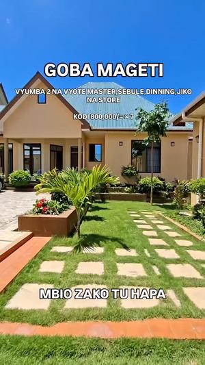 Apartment ya vyumba viwili inapangishwa Goba Mageti, Dar Es Salaam