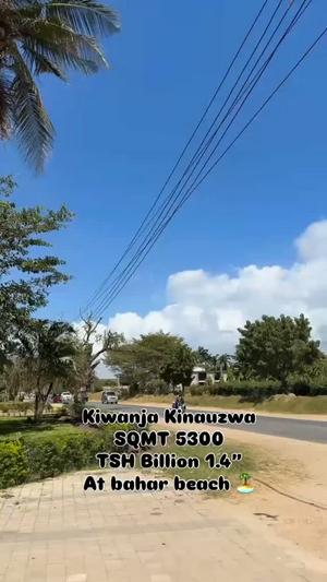 Plot for sale in Bahari Beach, Dar Es Salaam sqm 5300