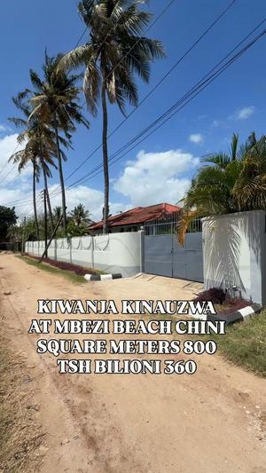 Kiwanja kinauzwa Mbezi Beach, Dar Es Salaam (800 sqm) Kiwanja kinauzwa Mbezi Beach, Dar Es Salaam (800 sqm)