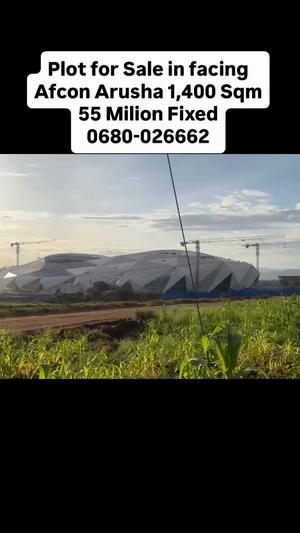 Kiwanja kinauzwa Arusha sqm 1400 Kiwanja kinauzwa Arusha sqm 1400
