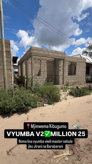 2 Bedrooms House for Sale in Kigamboni, Dar Es Salaam (300 sqm)