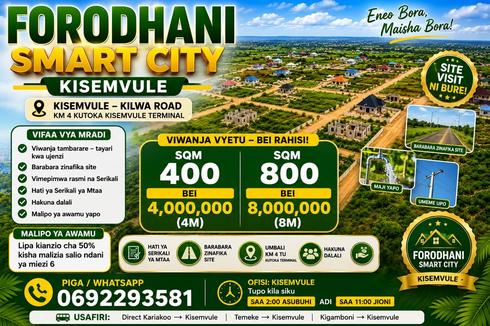 Viwanja vinauzwa Kisemvule, Pwani (400 sqm) Viwanja vinauzwa Kisemvule, Pwani (400 sqm)