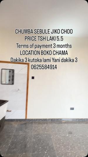 Nyumba ya chumba kimoja inapangishwa Boko Chama, Dar Es Salaam Nyumba ya chumba kimoja inapangishwa Boko Chama, Dar Es Salaam