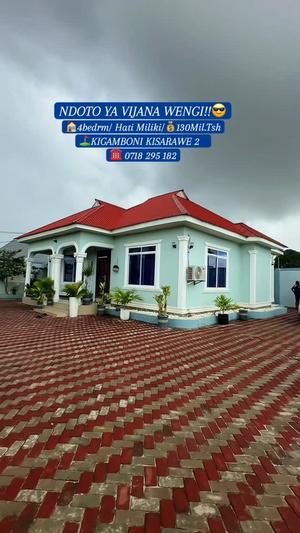 Nyumba ya vyumba vitatu inauzwa Kigamboni Kisarawe 2 (Kibada), Dar Es Salaam (700 sqm)