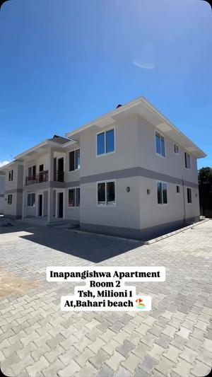 Apartment ya vyumba viwili inapangishwa Bahari Beach, Dar Es Salaam