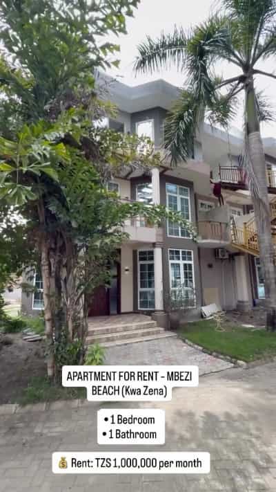 Apartment ya chumba kimoja inapangishwa Mbezi Beach (Kwa Zena), Dar Es Salaam