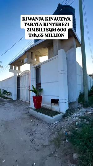 Plot for sale in Tabata Kinyerezi Zimbili, Dar Es Salaam sqm 600