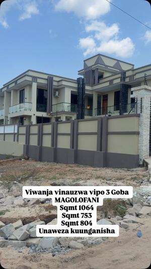 Viwanja vinauzwa Goba Maghorofani (1064 sqm)