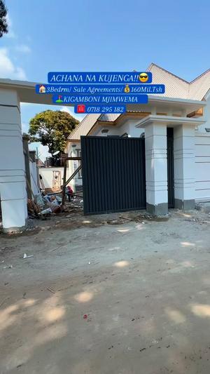 Nyumba ya vyumba vitatu inauzwa Kigamboni Mjimwema, Dar Es Salaam (400 sqm)