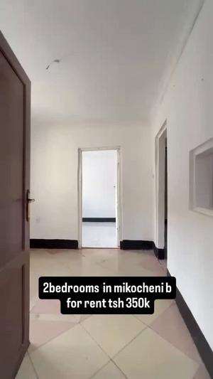 Apartment ya vyumba viwili inapangishwa Mikocheni B, Dar Es Salaam