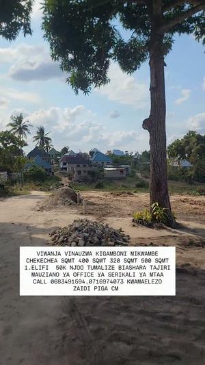 Kiwanja kinauzwa Kigamboni Mkambambe Chekechea, Dar Es Salaam Kiwanja kinauzwa Kigamboni Mkambambe Chekechea, Dar Es Salaam