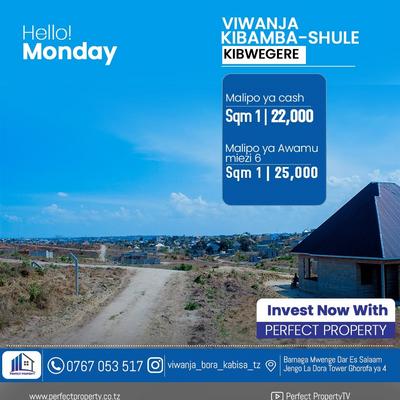Plots for sale in Kibamba Kibweregere, Dar Es Salaam sqm 400