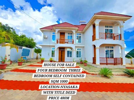 Nyumba ya vyumba vinne inauzwa Nyasaka, Mwanza (1000 sqm) Nyumba ya vyumba vinne inauzwa Nyasaka, Mwanza (1000 sqm)