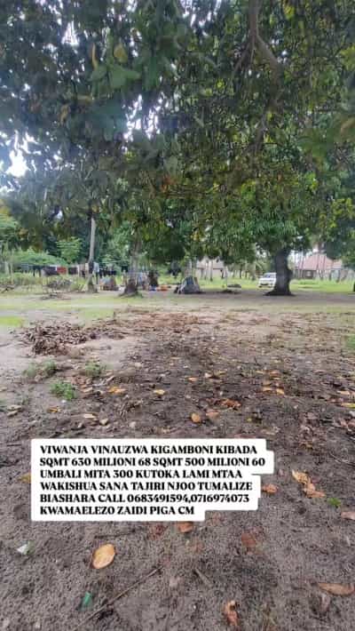 Residential Plots for Sale in Kibada, Kigamboni, Dar Es Salaam (630 sqm)