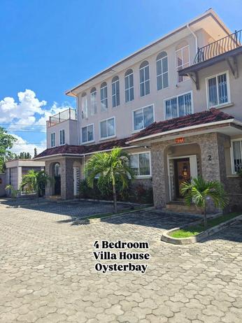 Villa (Furnished) ya vyumba vinne inapangishwa Oysterbay, Dar Es Salaam