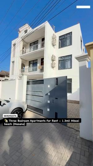 Apartment ya vyumba vitatu inapangishwa Mbezi Beach, Dar Es Salaam