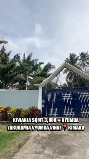 Nyumba ya vyumba vinne inauzwa Kimara Mwisho, Dar Es Salaam (3000 sqm)