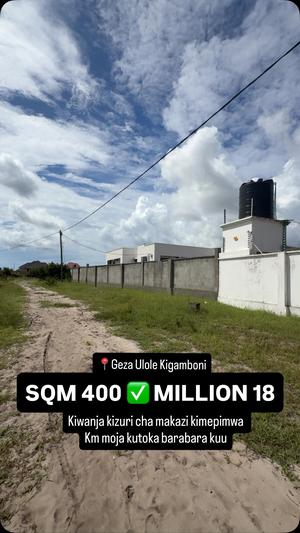 Plot for sale in Kigamboni, Dar Es Salaam sqm 390 Plot for sale in Kigamboni, Dar Es Salaam sqm 390