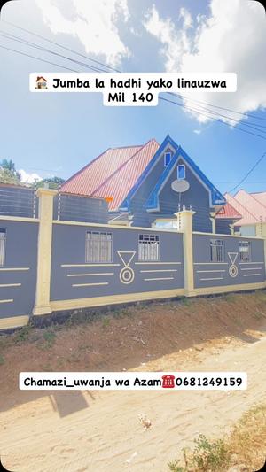 Nyumba ya vyumba vinne inauzwa ChamazI Uwanja wa Azam, Dar Es Salaam