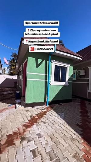 Apartment ya chumba kimoja inauzwa Kigamboni Kibada Mkolea, Dar Es Salaam (800 sqm)