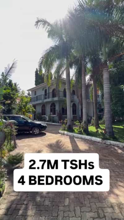 Nyumba ya vyumba vinne inapangishwa Mikocheni, Dar Es Salaam