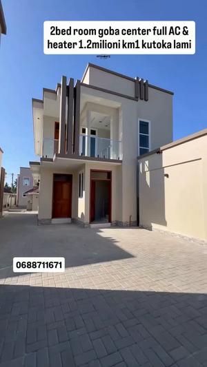 Nyumba ya vyumba viwili inapangishwa Goba Center, Dar Es Salaam