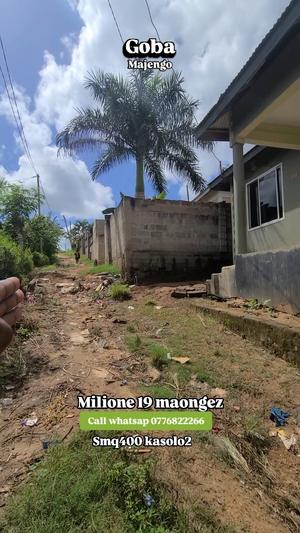 Kiwanja kinauzwa Goba Majengo, Dar Es Salaam