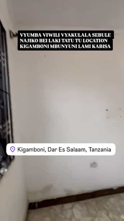 2 Bedrooms House for Rent in Kigamboni Mbunyu, Dar Es Salaam