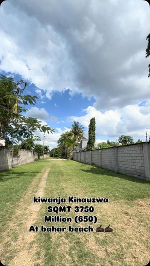 Plot for sale in Bahar Beach, Dar Es Salaam sqm 3750