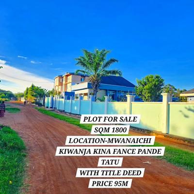 Plot for sale in Mwanza sqm 1800 Plot for sale in Mwanza sqm 1800